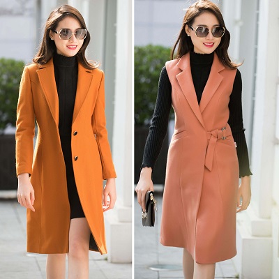 trang phục dáng dài, trang phục mùa đông dáng dài, mangto dáng dài