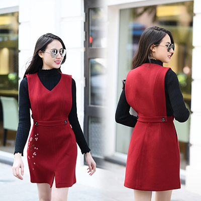 vest dạ dáng lửng, áo khoác dạ dáng loe, chân váy dạ, đầm dạ