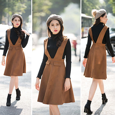 đầm dạ, mangto dạ, đầm đuôi cá, đầm xòe