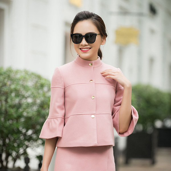 sơ mi cách điệu, áo khoác dạ, áo khoác blazer, đầm váy liền thân