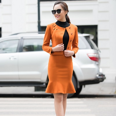 vest dạ dáng ngắn, vest dáng ngắn, vest dạ và chân váy, chân váy mùa đông