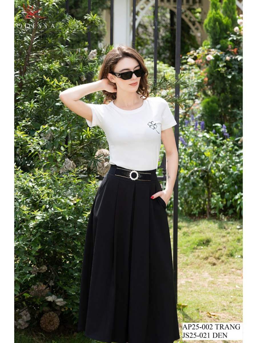 ÁO PHÔNG CỔ TRÒN DÁNG ÔM AP25-002