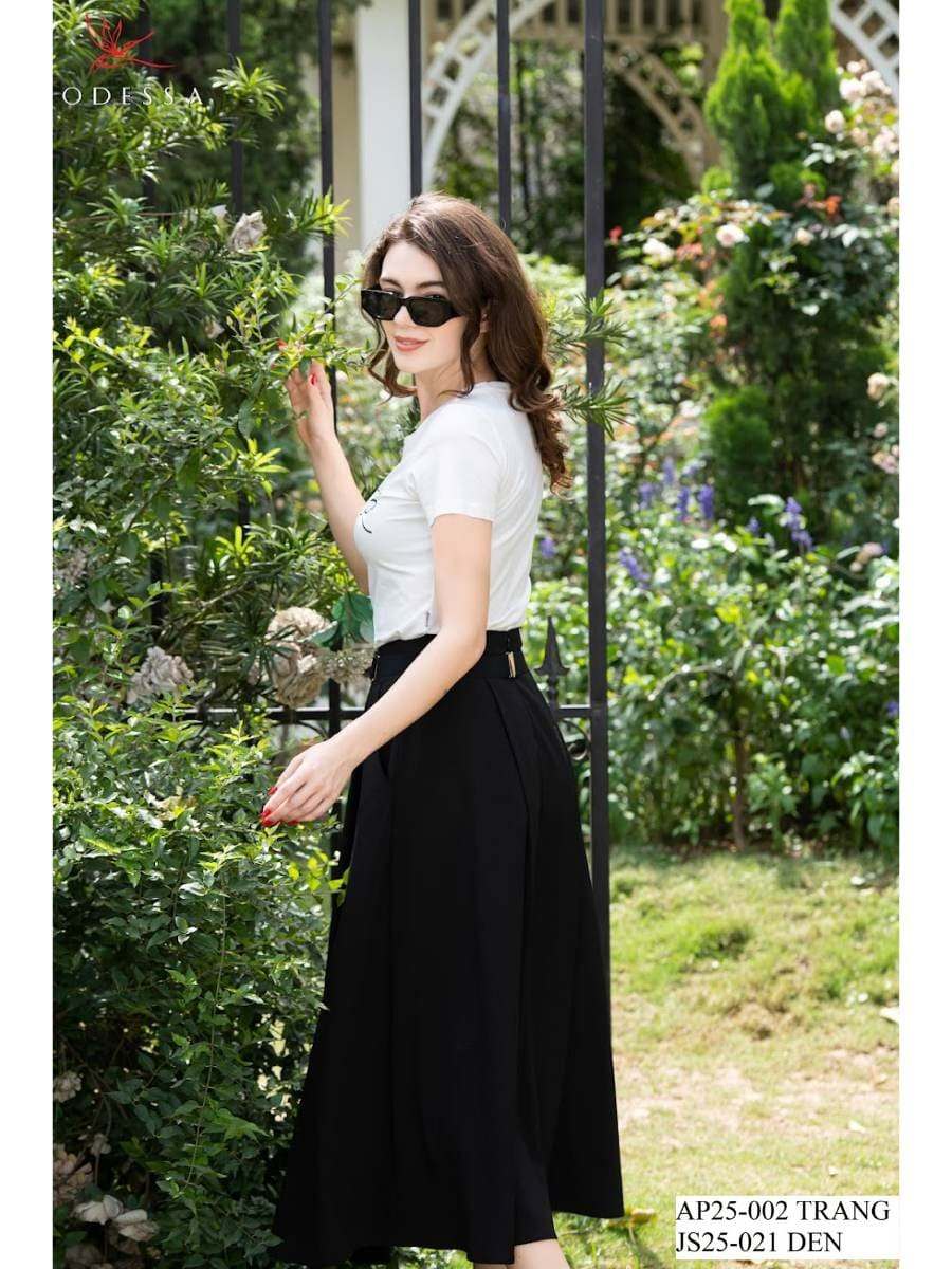 ÁO PHÔNG CỔ TRÒN DÁNG ÔM AP25-002