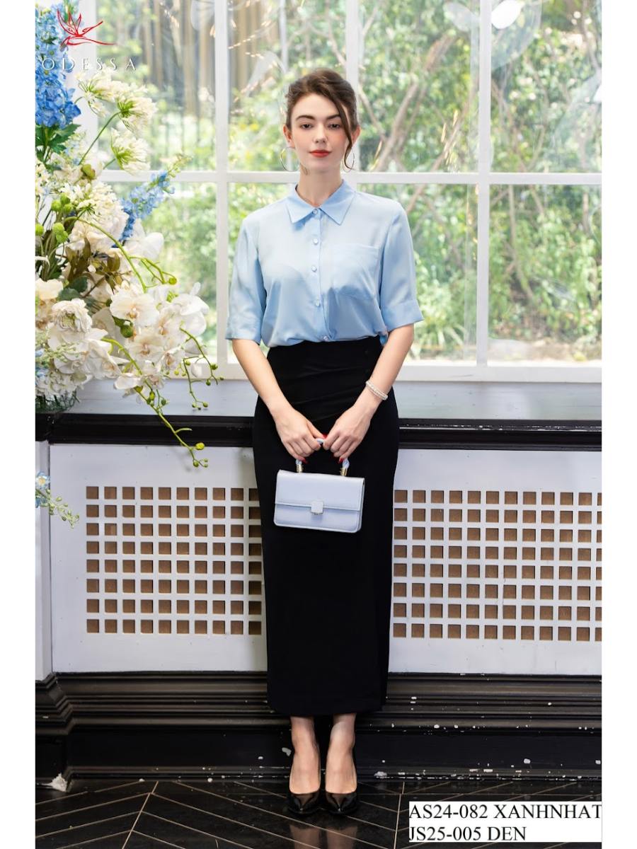 ÁO SƠ MI NGẮN TAY CÔNG SỞ AS24-082