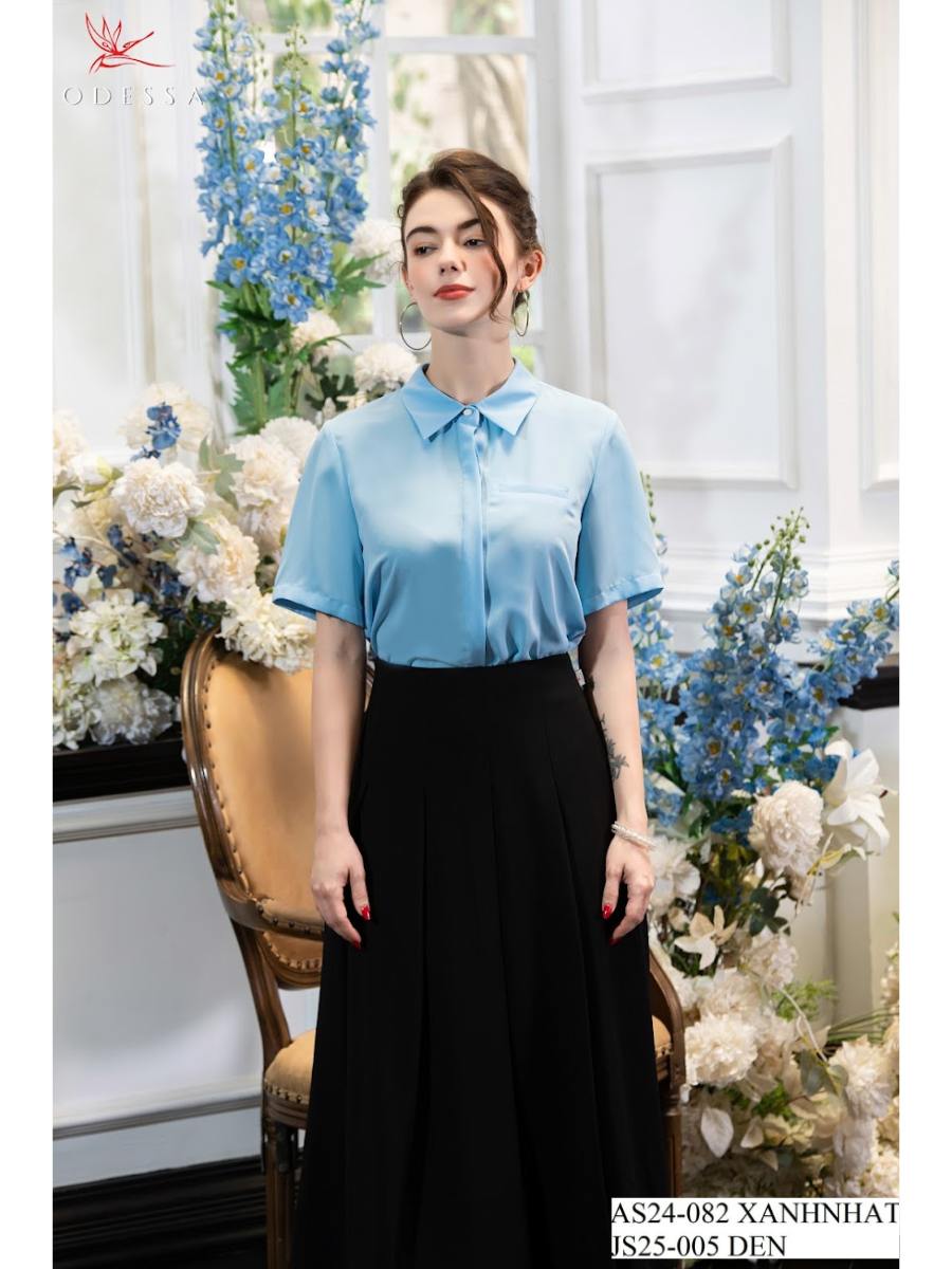 ÁO SƠ MI NGẮN TAY CÔNG SỞ AS24-082