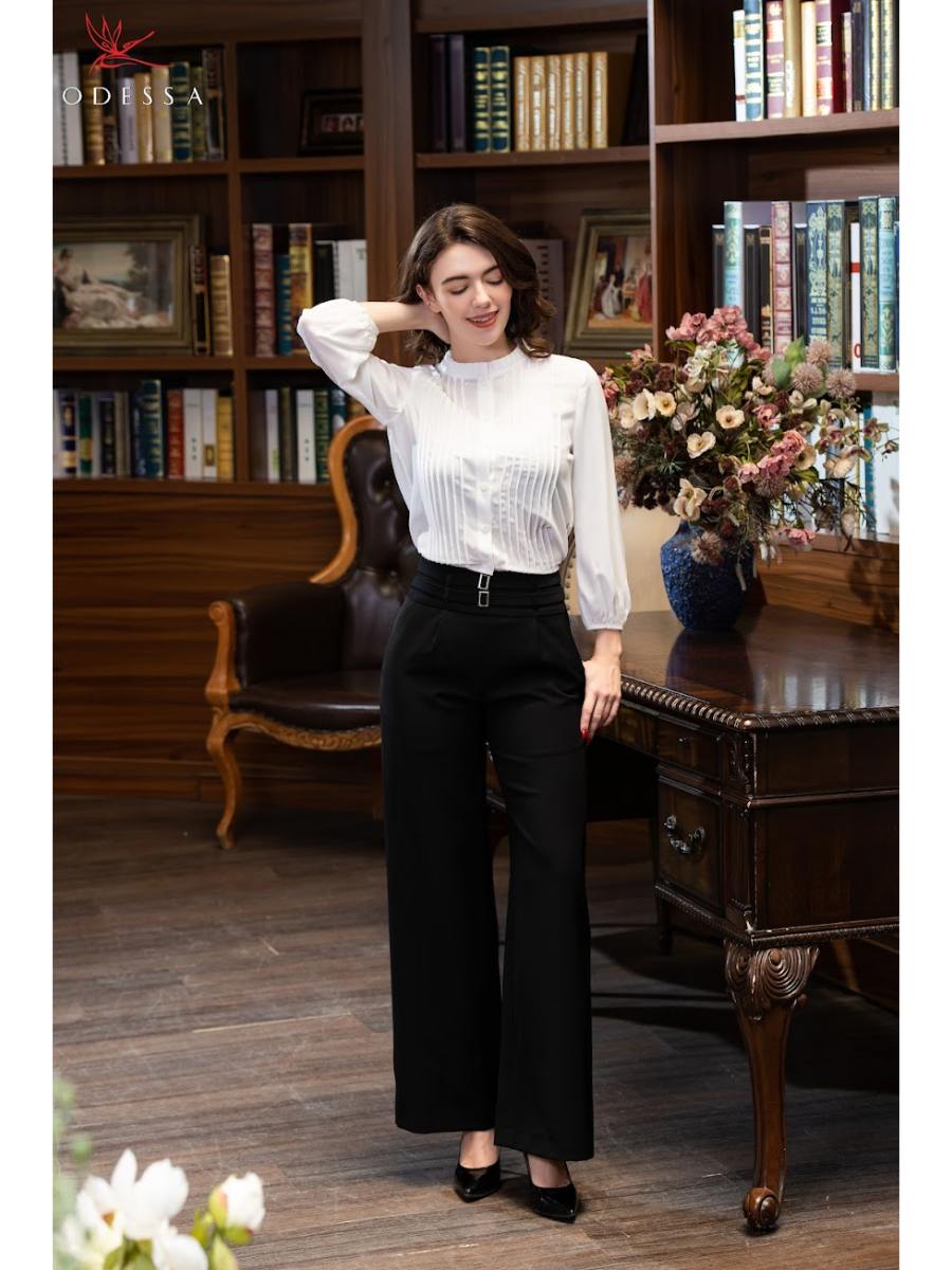 ÁO SƠ MI CỔ TRÒN THANH LỊCH AS25-002