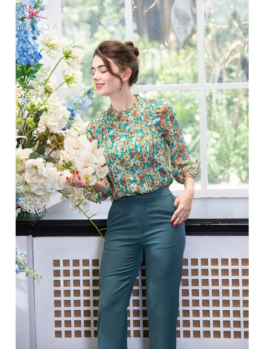 ÁO SƠ MI CỔ TRÒN THANH LỊCH AS25-002