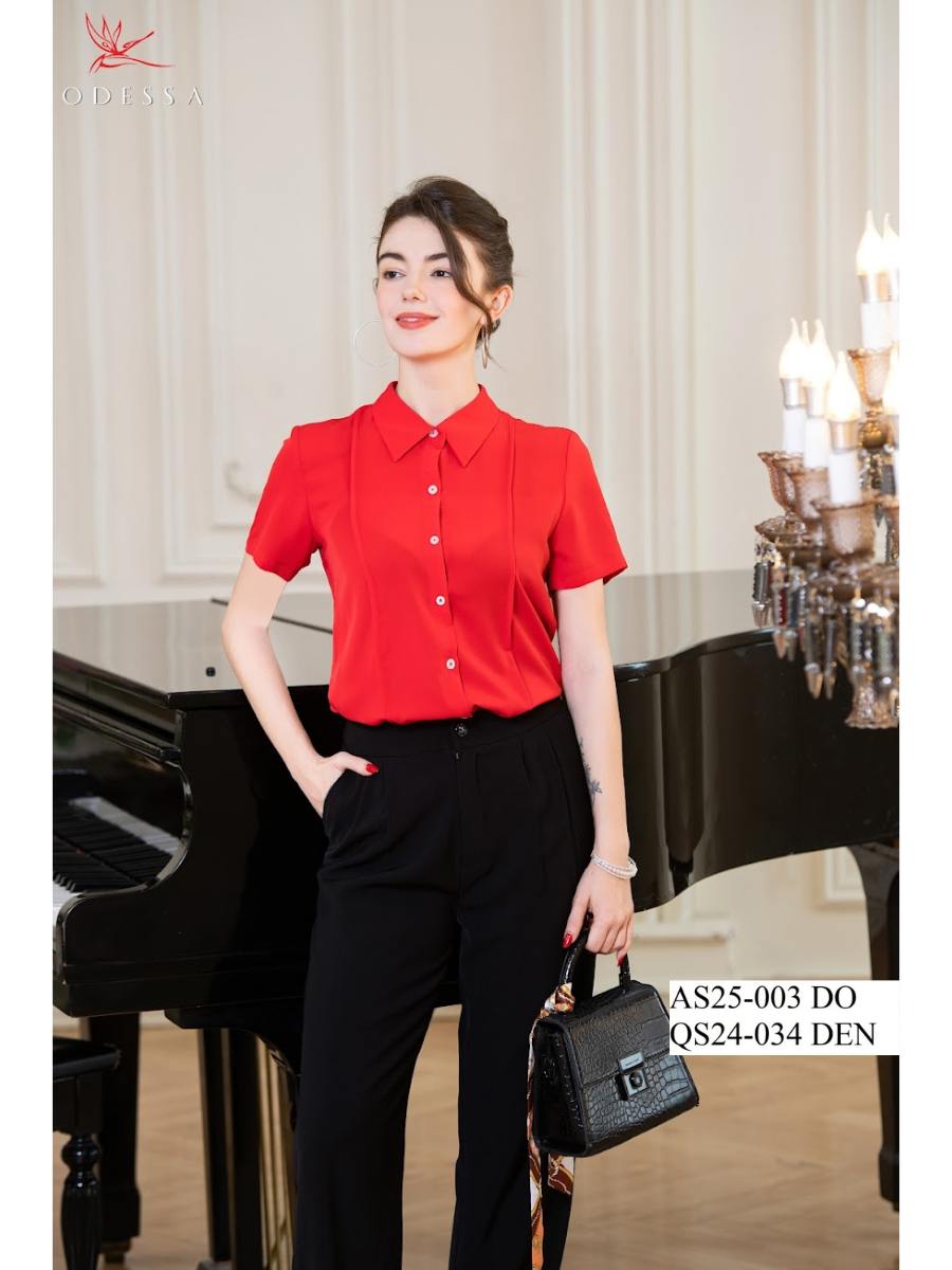 ÁO SƠ MI CỘC TAY CAO CẤP AS25-003