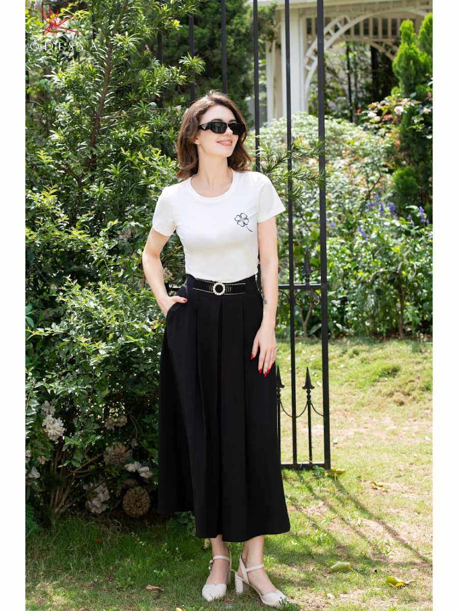 CHÂN VÁY JUYP XẾP LY DÁNG DÀI JS25-021