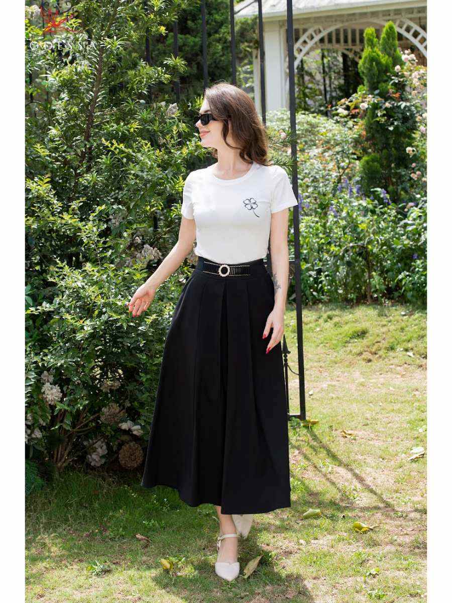 CHÂN VÁY JUYP XẾP LY DÁNG DÀI JS25-021