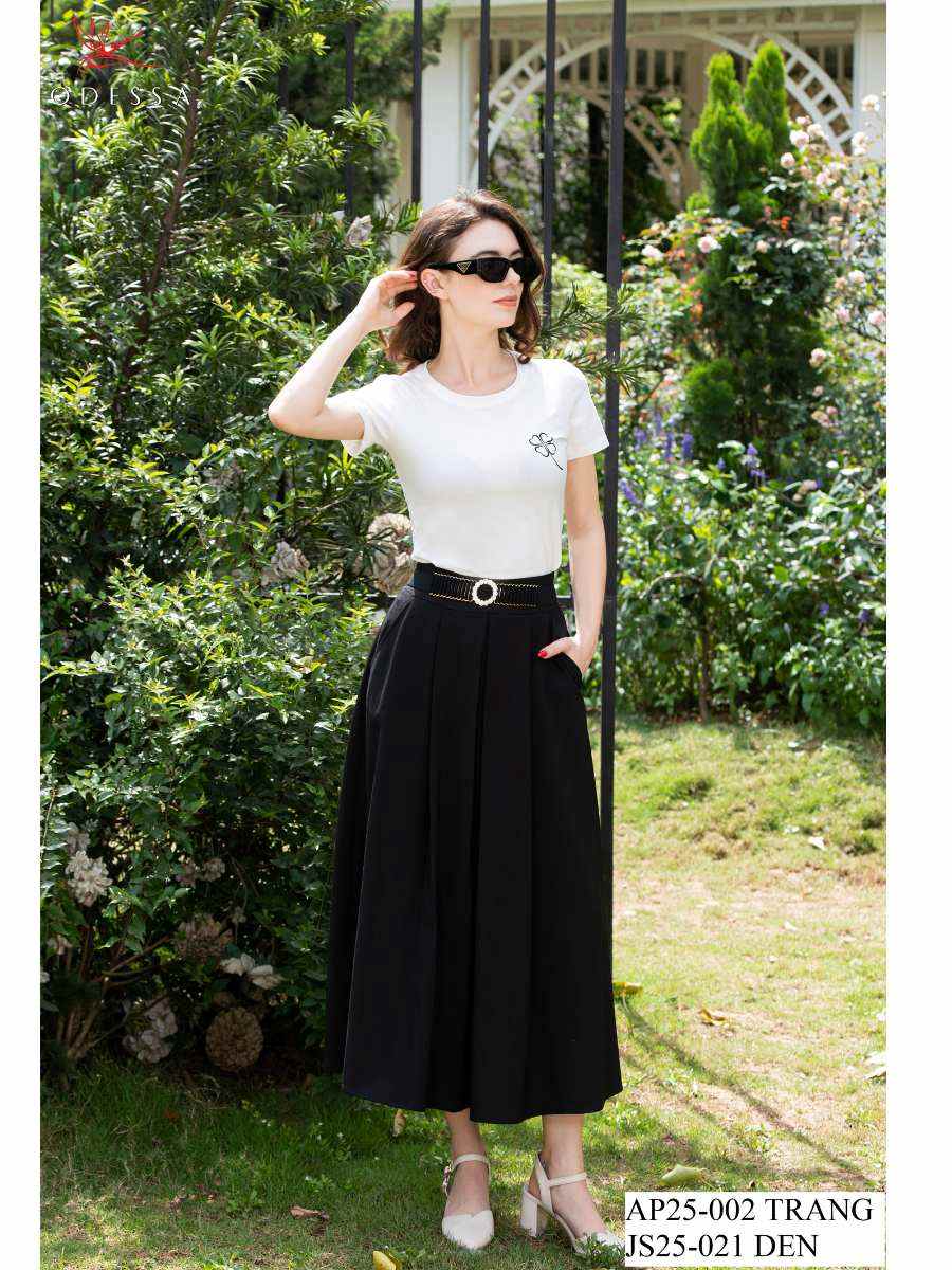 CHÂN VÁY JUYP XẾP LY DÁNG DÀI JS25-021