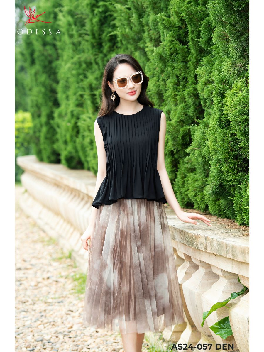 ÁO SƠ MI BABYDOLL SÁT NÁCH AS24-057