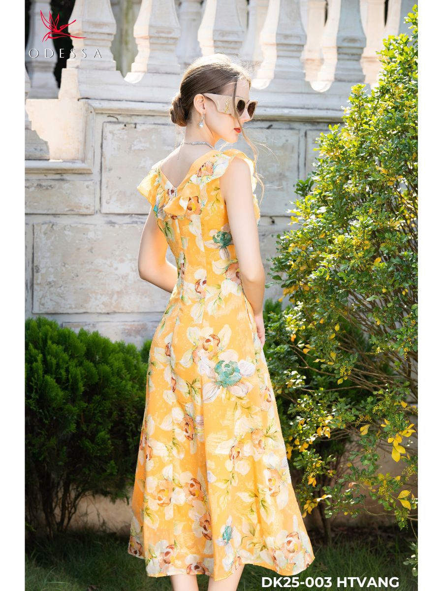 ĐẦM CỔ TIM TRƯỚC SAU DK25-003