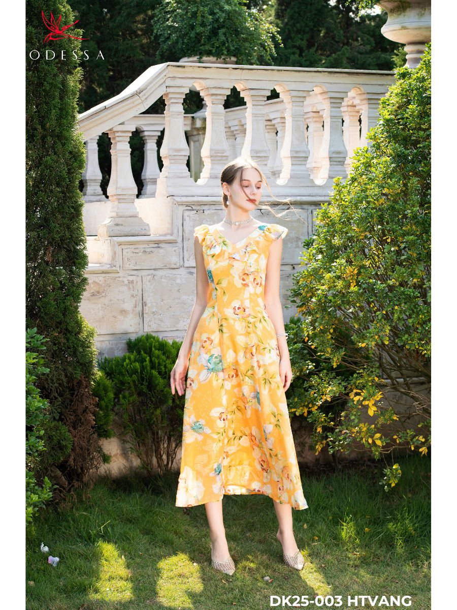 ĐẦM CỔ TIM TRƯỚC SAU DK25-003