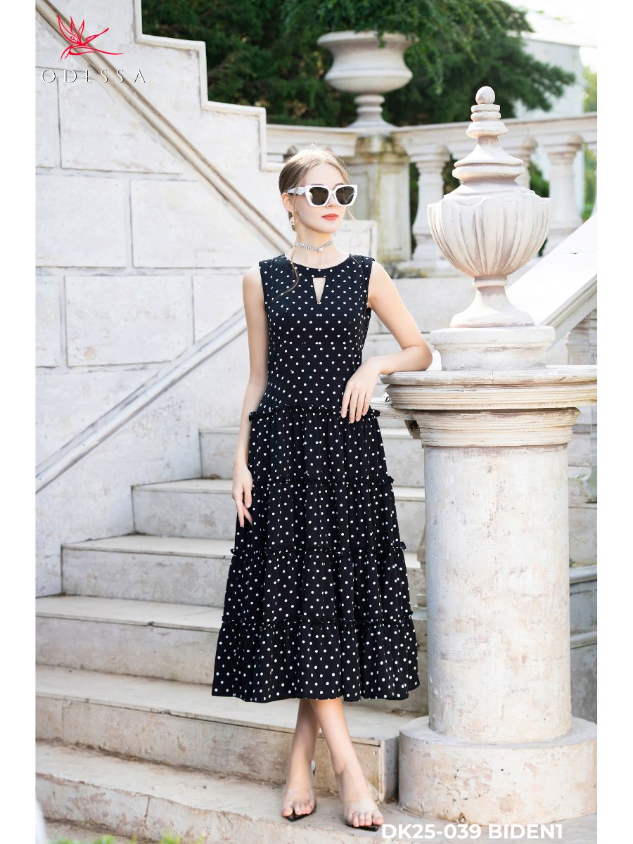 ĐẦM CỔ THUYỀN NHIỀU TẦNG DK25-039