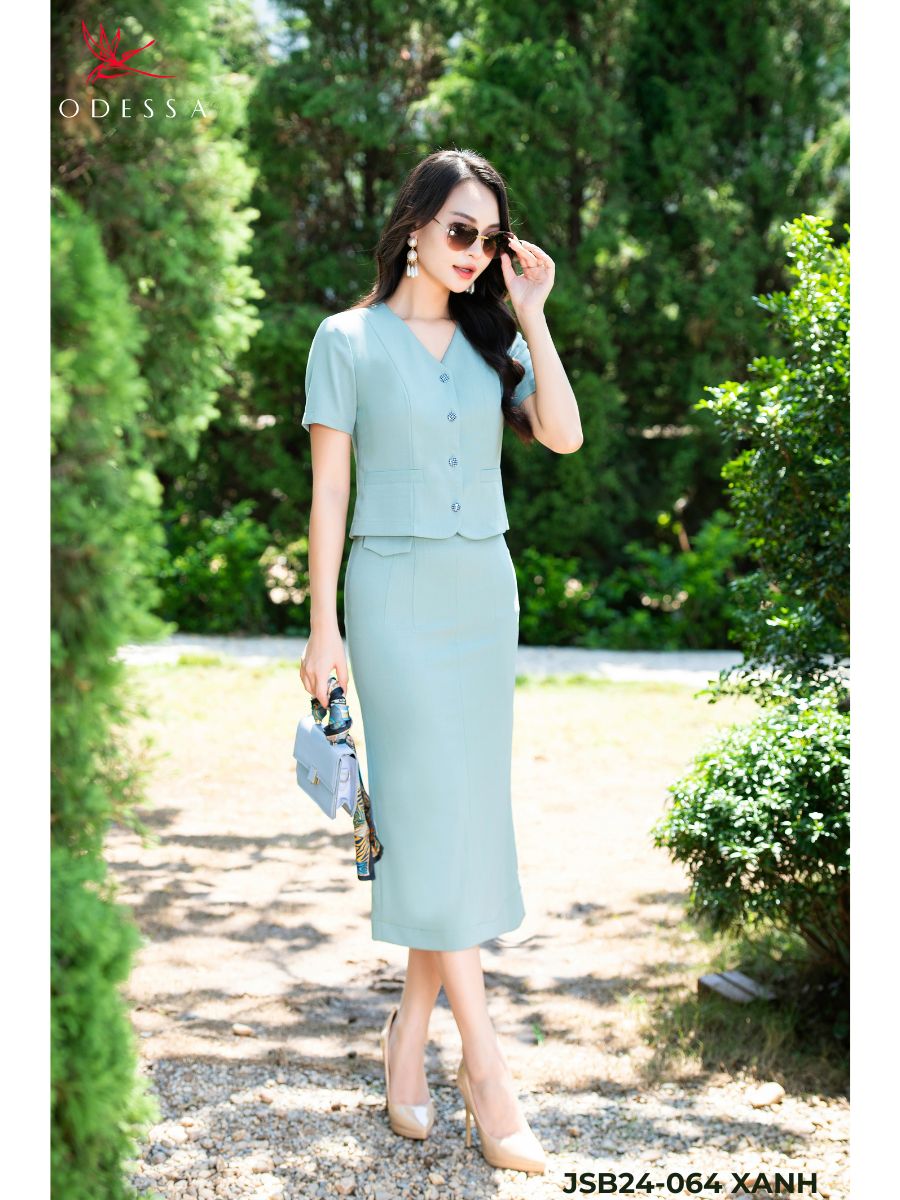 CHÂN VÁY BÚT CHÌ BASIC THANH LỊCH JSB24-064