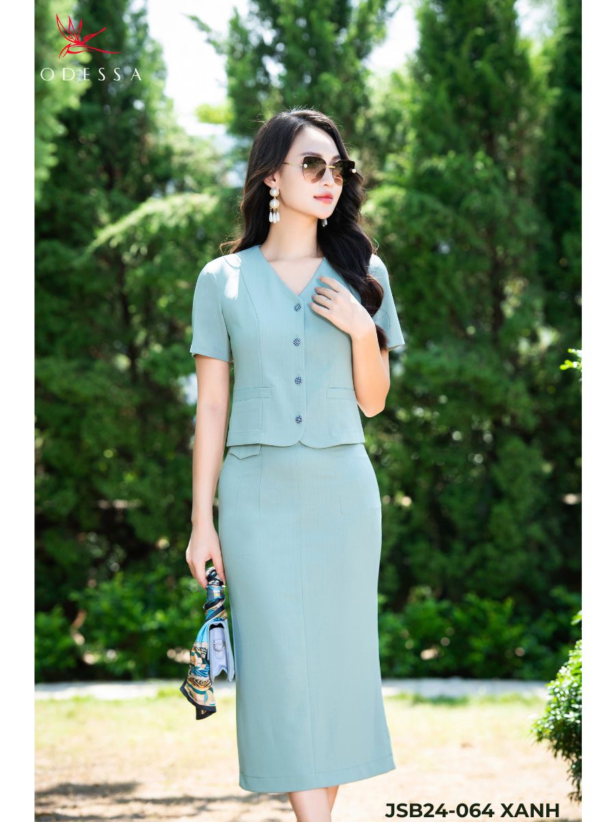 CHÂN VÁY BÚT CHÌ BASIC THANH LỊCH JSB24-064