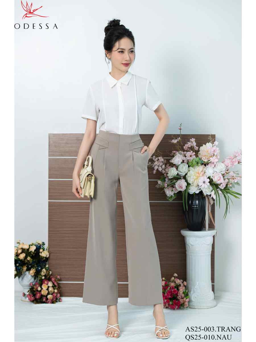 ÁO SƠ MI CỘC TAY CAO CẤP AS25-003