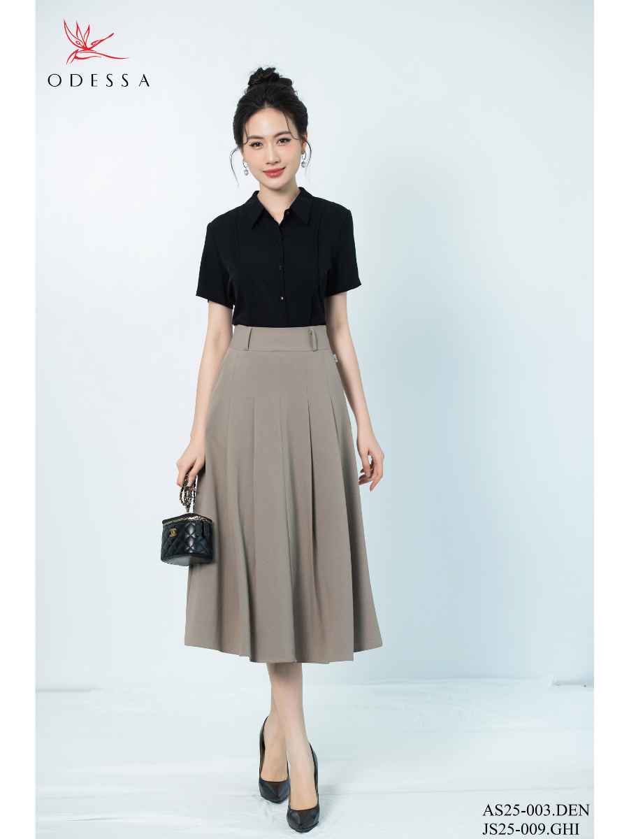 ÁO SƠ MI CỘC TAY CAO CẤP AS25-003