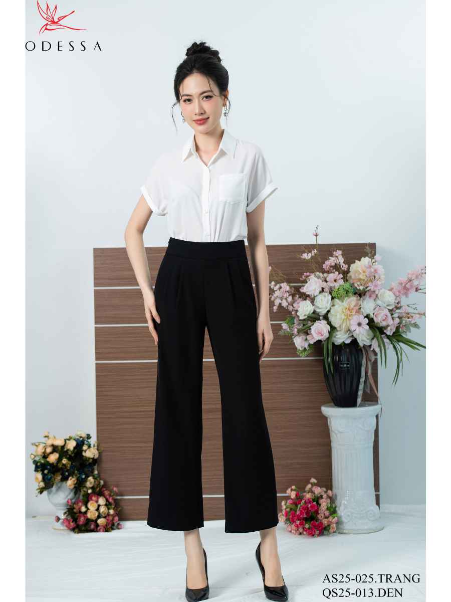 ÁO SƠ MI CỘC TAY CÓ TÚI NGỰC TIỆN DỤNG AS25-025