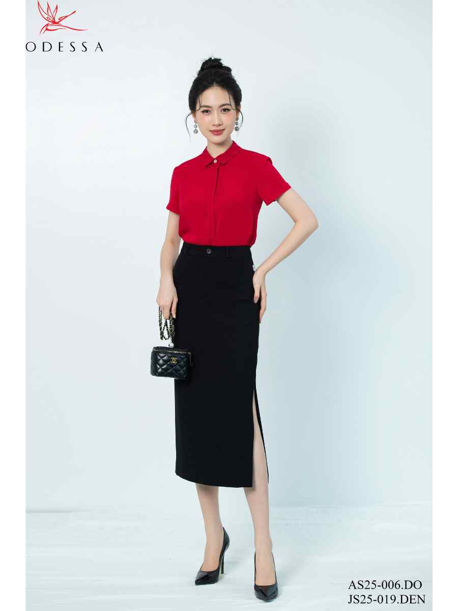 ÁO SƠ MI CỘC TAY SANG TRỌNG AS25-006