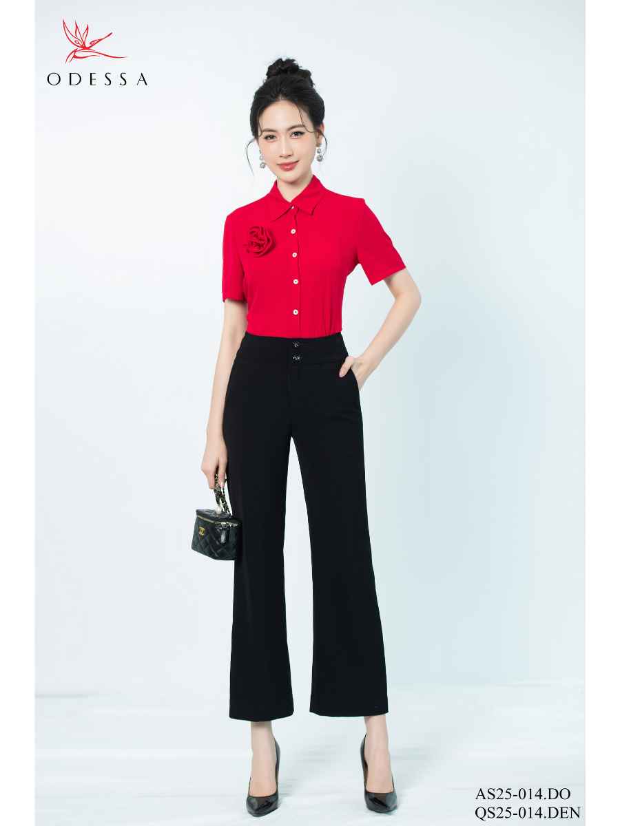 ÁO SƠ MI ĐÍNH HOA CAO CẤP AS25-014