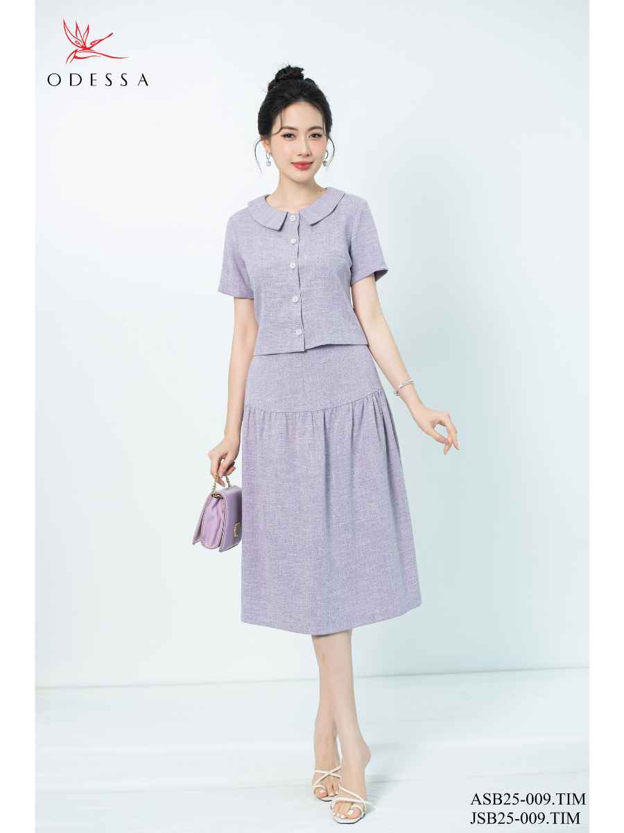 CHÂN VÁY XÒE XẾP NHÚN BỒNG BỀNH JSB25-009