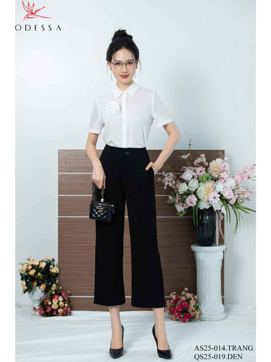 QUẦN ỐNG SUÔNG LỬNG PHỐI LY THỜI THƯỢNG QS25-019