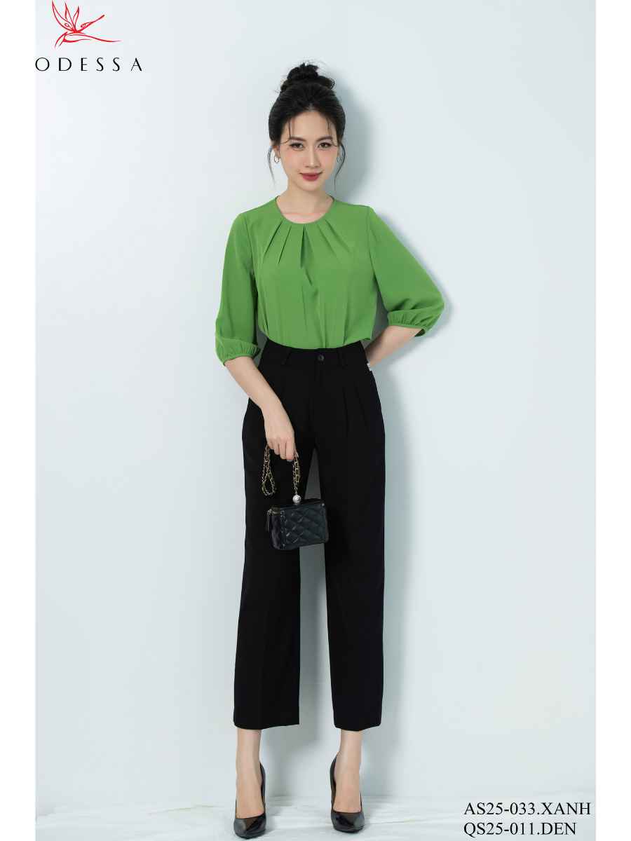 QUẦN TÂY CẠP CAO TÔN DÁNG QS25-011