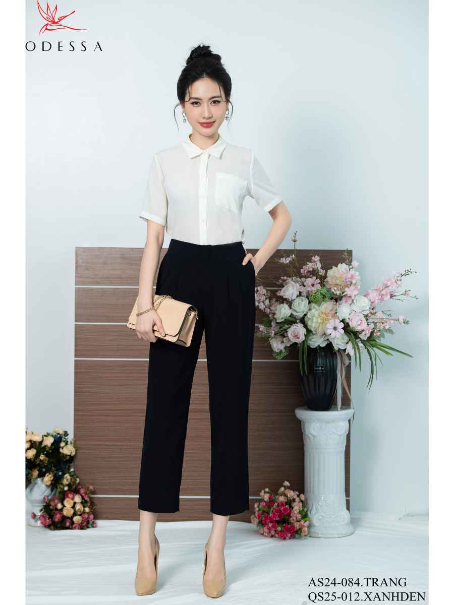 QUẦN TÂY DÁNG SUÔNG LY TRƯỚC QS25-012