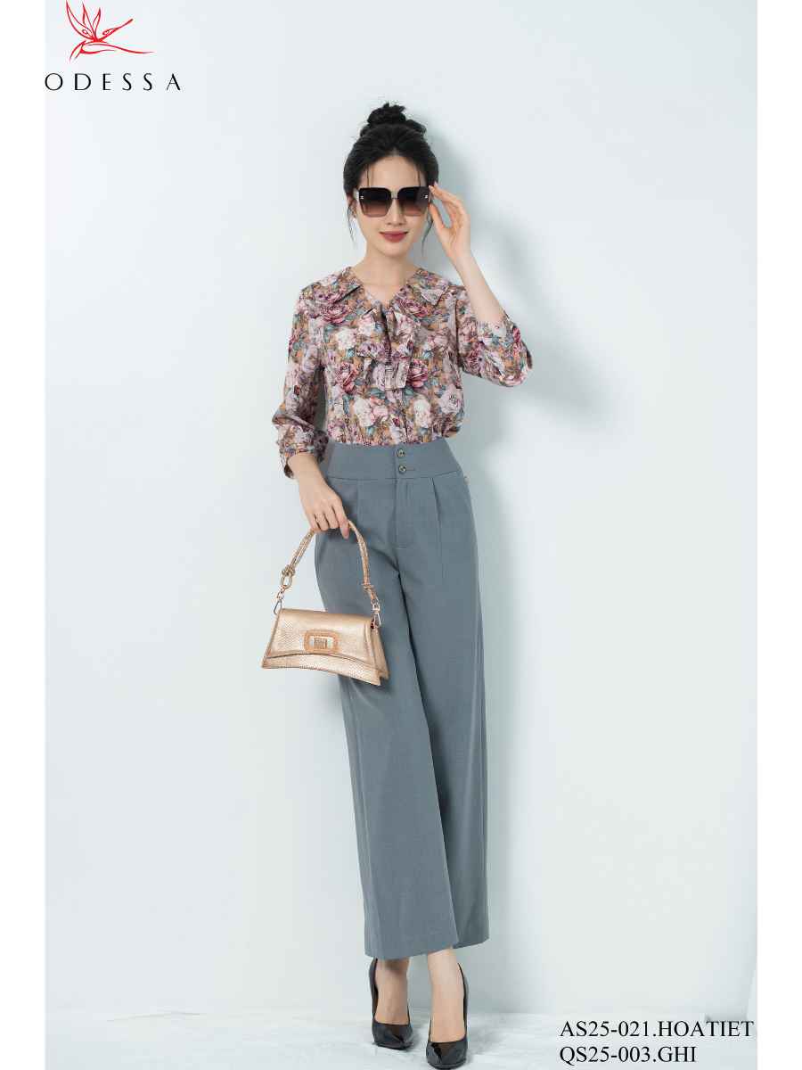 QUẦN TÂY ỐNG RỘNG CÔNG SỞ HIỆN ĐẠI QS25-003