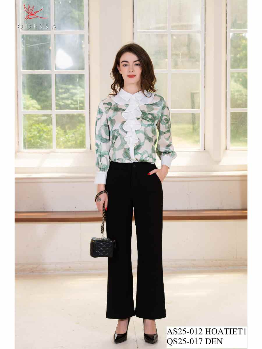 QUẦN ỐNG SUÔNG TÔN DÁNG QS25-017