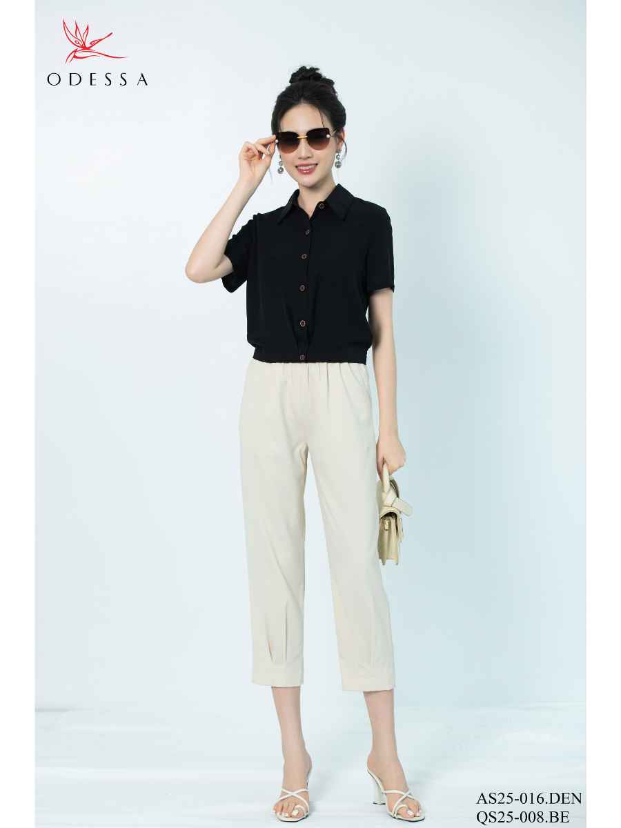 QUẦN TÂY ỐNG SUÔNG XẾP LY PHONG CÁCH QS25-008