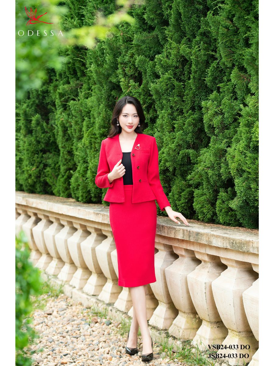 CHÂN VÁY BÚT CHÌ TRƠN XẺ TÀ JSB24-033