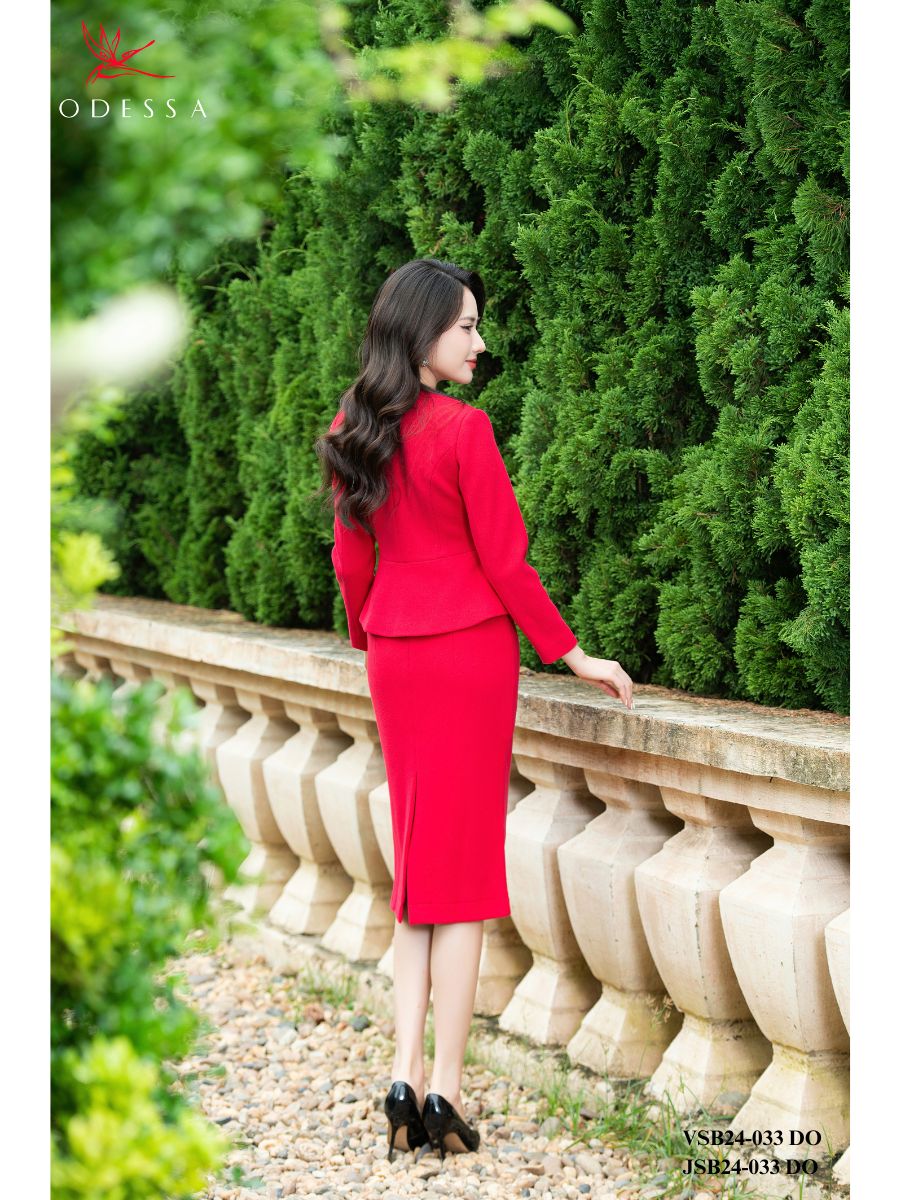 CHÂN VÁY BÚT CHÌ TRƠN XẺ TÀ JSB24-033