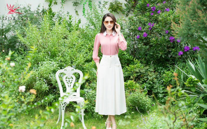 Chân váy xòe hoặc váy A-line