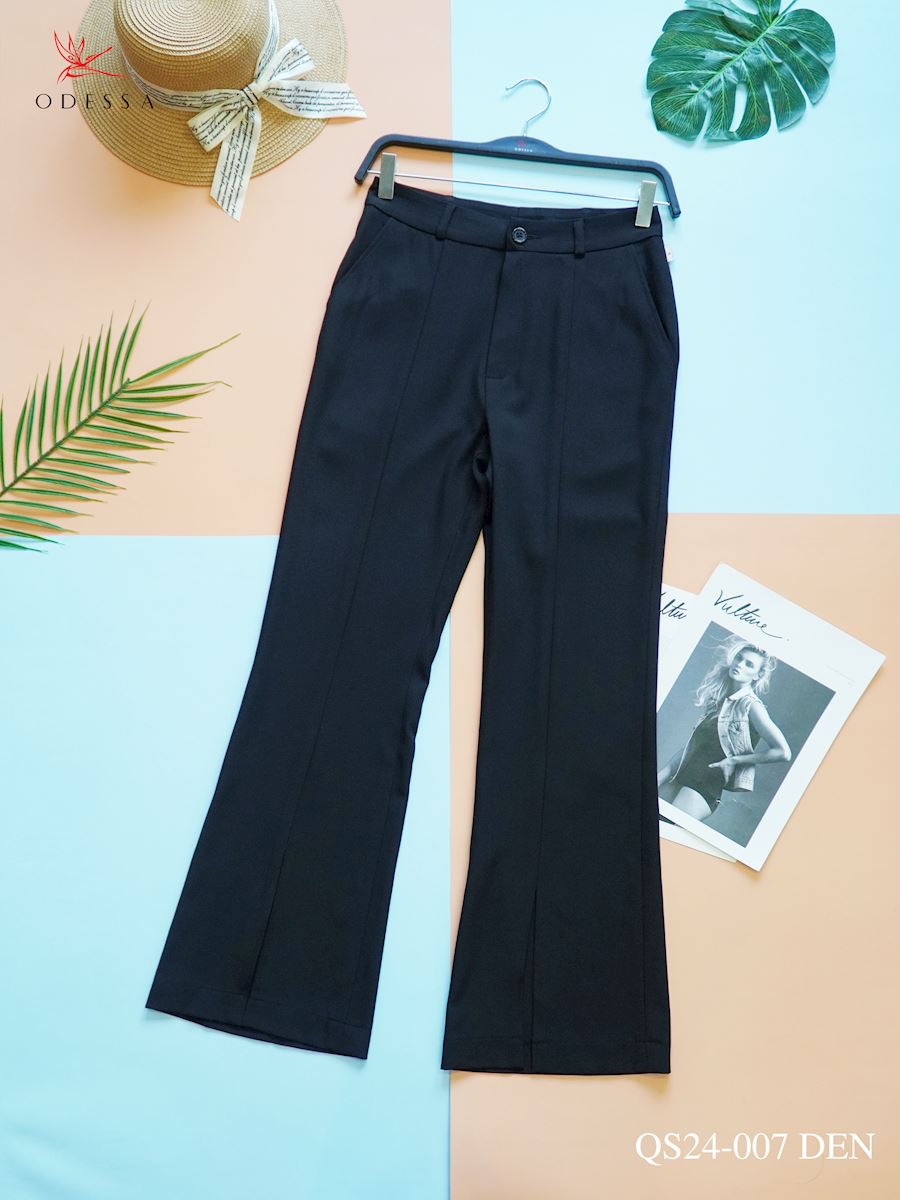 QUẦN ỐNG LOE HACK DÁNG QS24-007