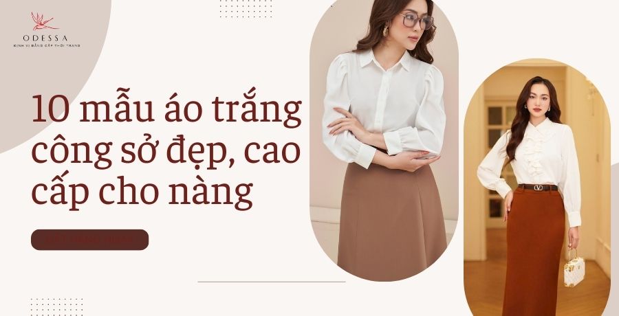 áo trắng công sở 