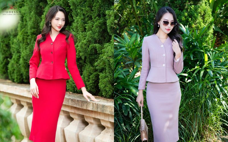 Chân váy bút chì: