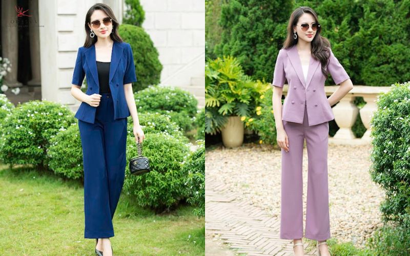 Kiểu áo Comple nữ ngắn tay cho mùa hè