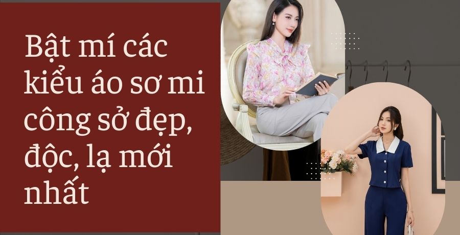 các kiểu áo sơ mi công sở