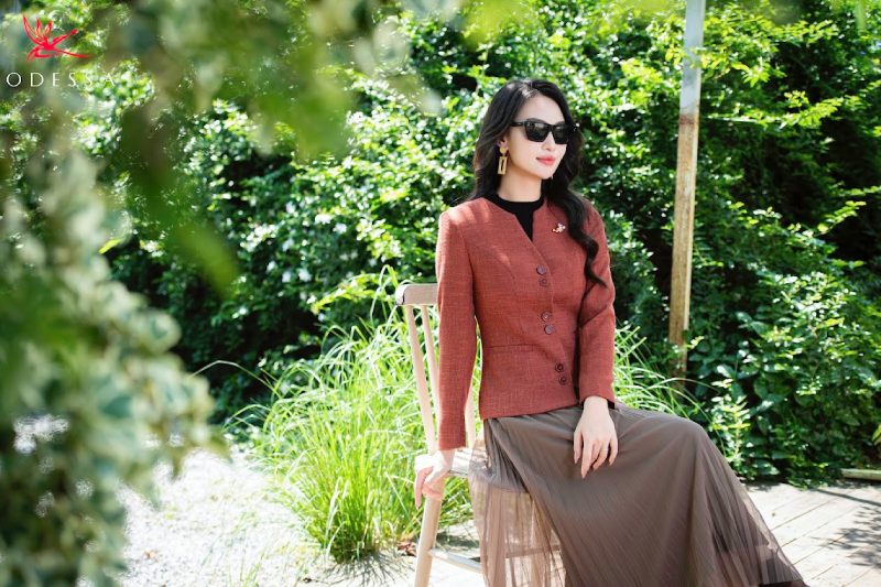 Áo vest blazer mềm mại