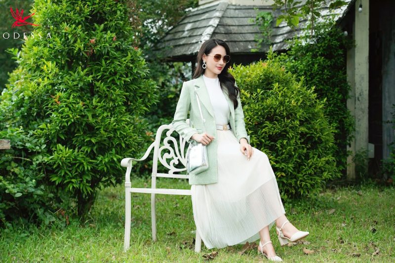 Áo vest nữ dáng dài