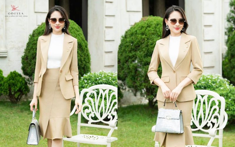 Mẫu áo vest nữ tay lỡ