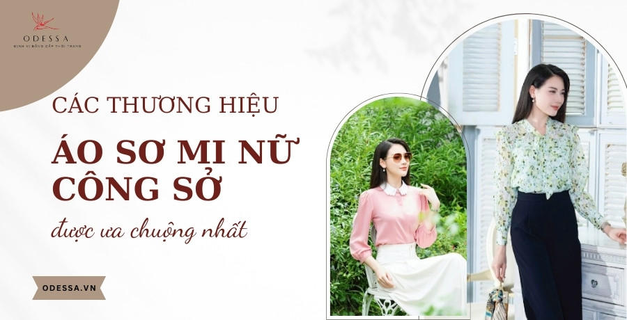 các thương hiệu áo sơ mi nữ công sở 