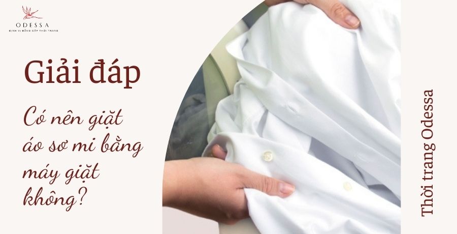 có nên giặt áo sơ mi bằng máy giặt 