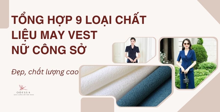 chất liệu may vest nữ