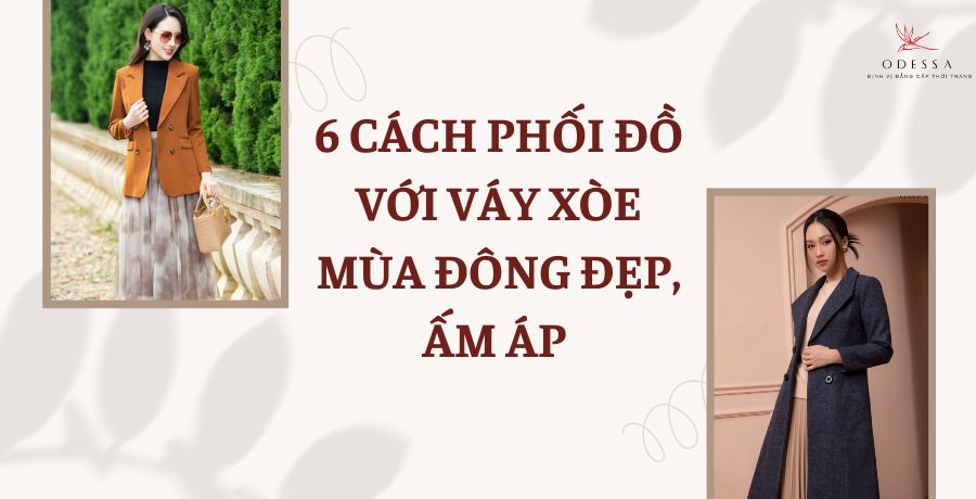 Váy xòe mùa đông