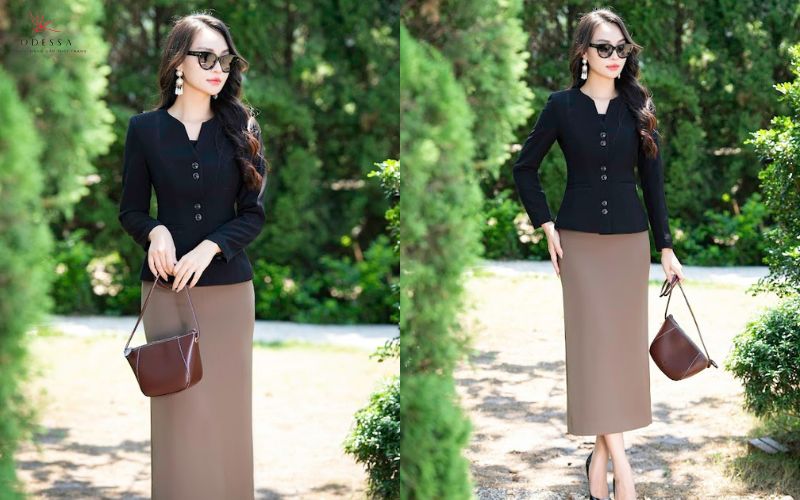 Vest không cổ – Đơn giản nhưng sang trọng