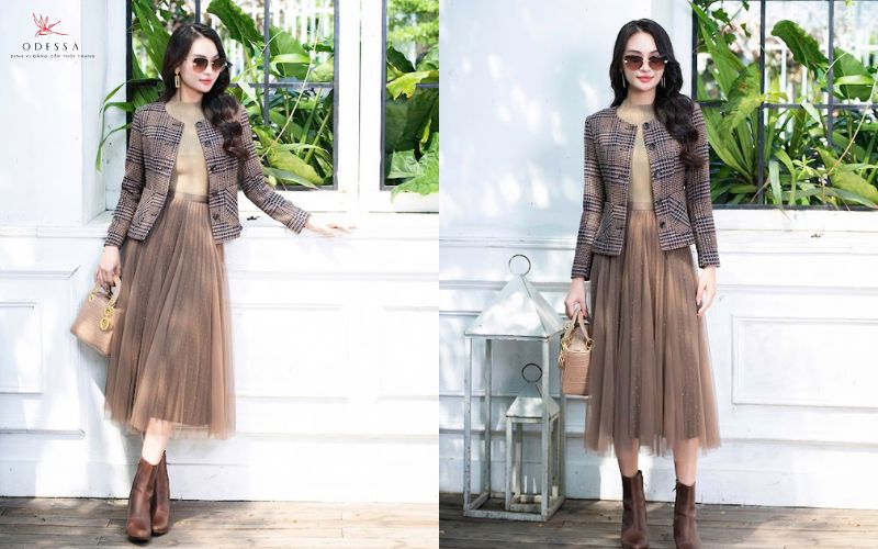 Vest kẻ sọc – “Bí quyết” hack dáng hiệu quả